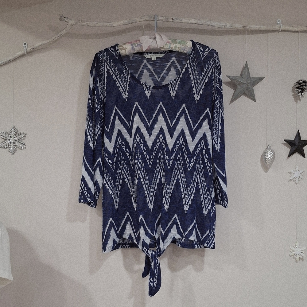 Ikat Sweater Fine Knit - Petite